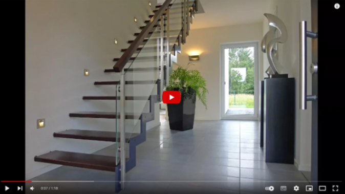 Stahlwangentreppe FERRO | Treppenmeister